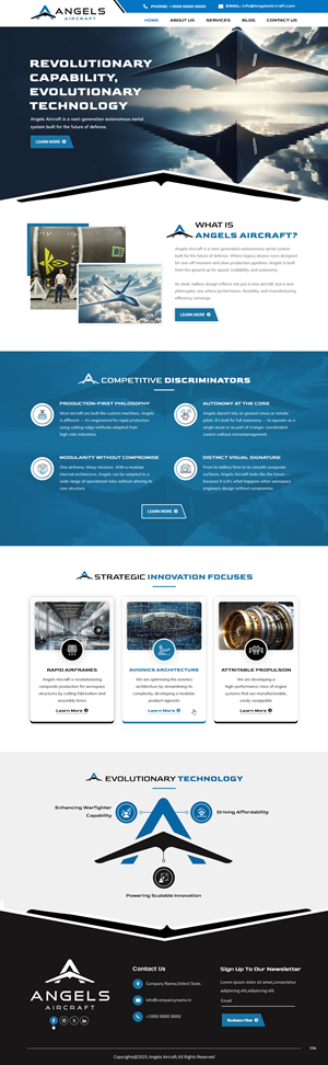 Design a Site That Says: ‘This is the Next Big Thing in Defense Tech