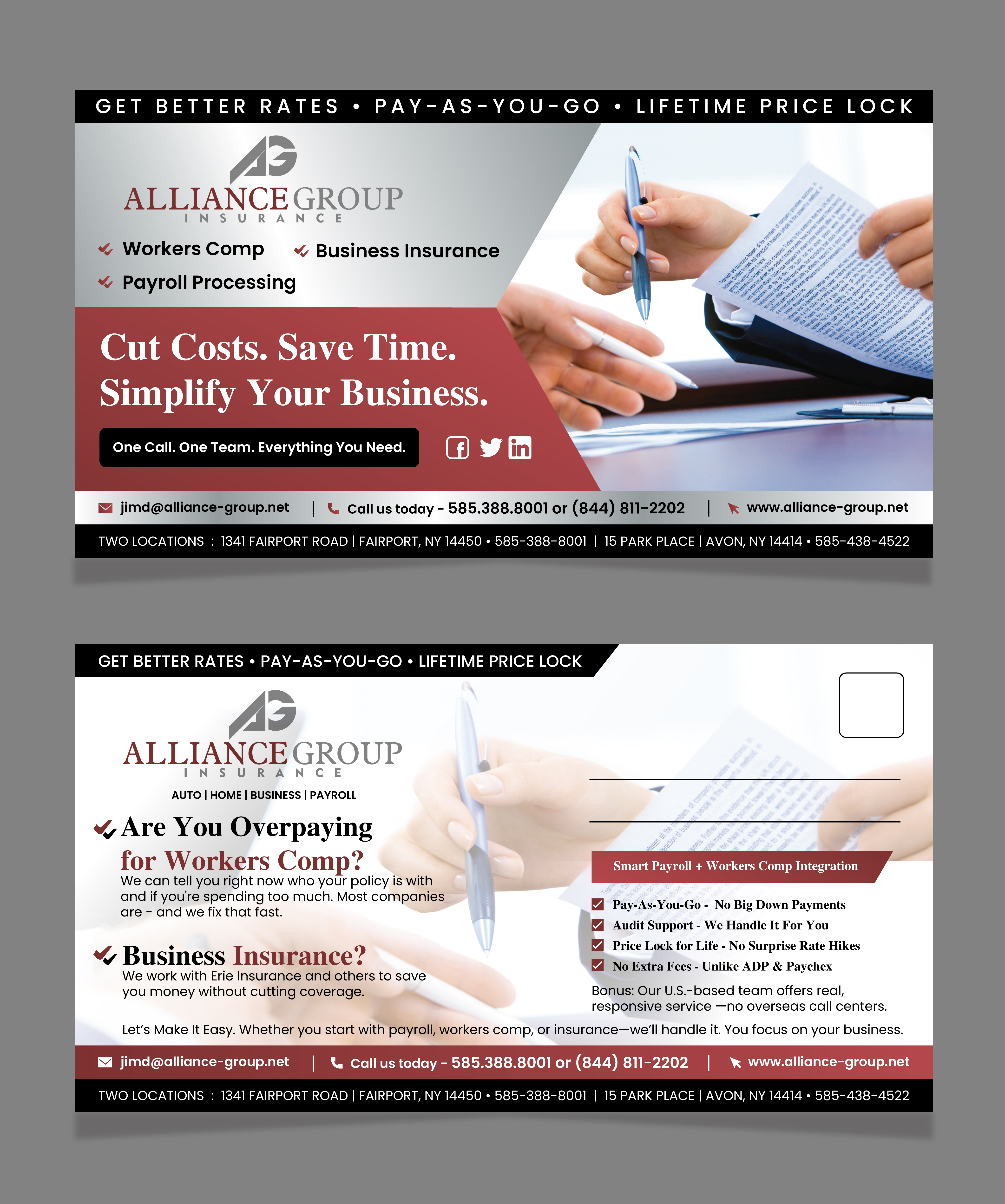 Postcard Design by saurov for this project | Design #35187763