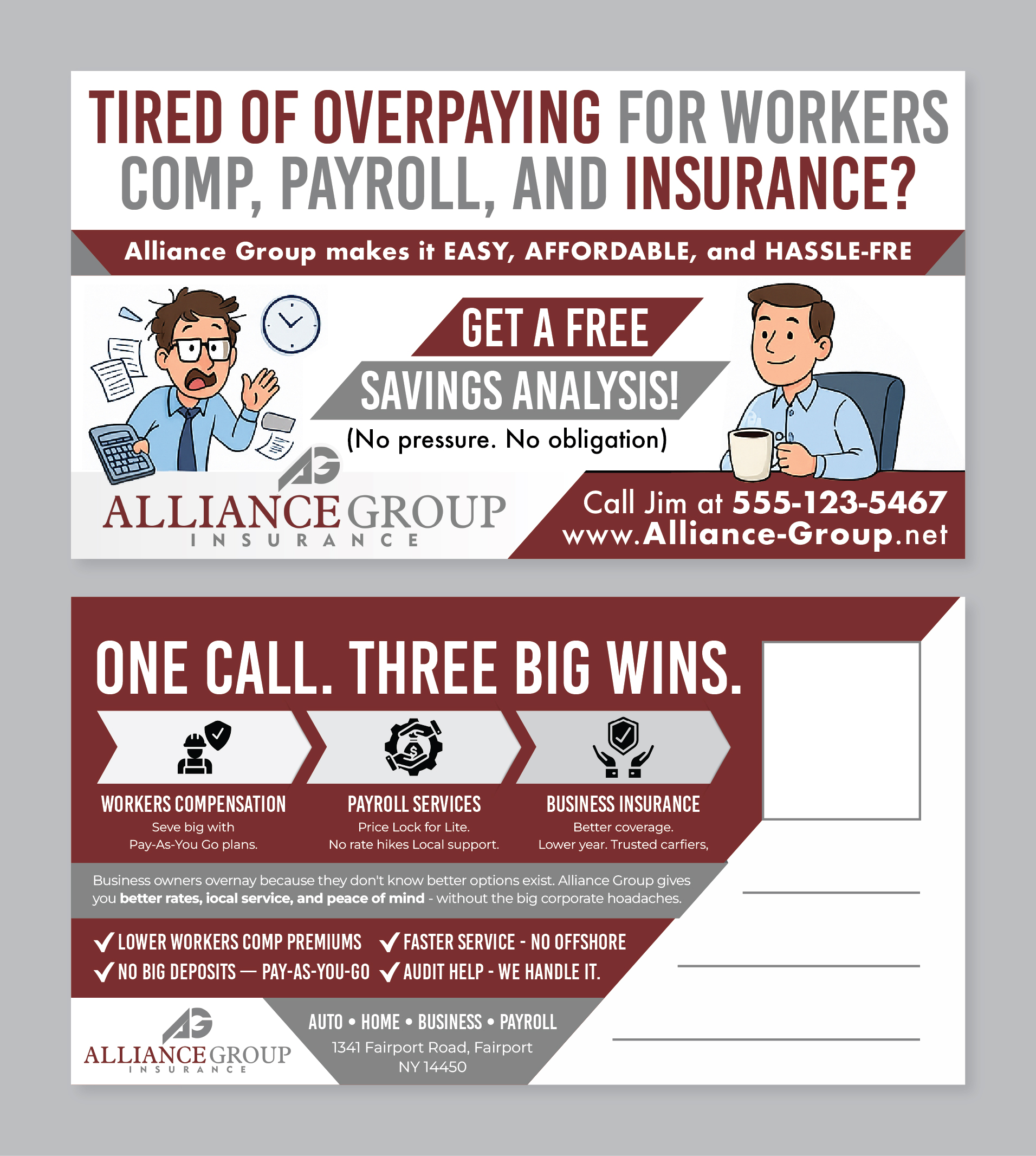 Postcard Design by Titan Solbiz for this project | Design #35202142