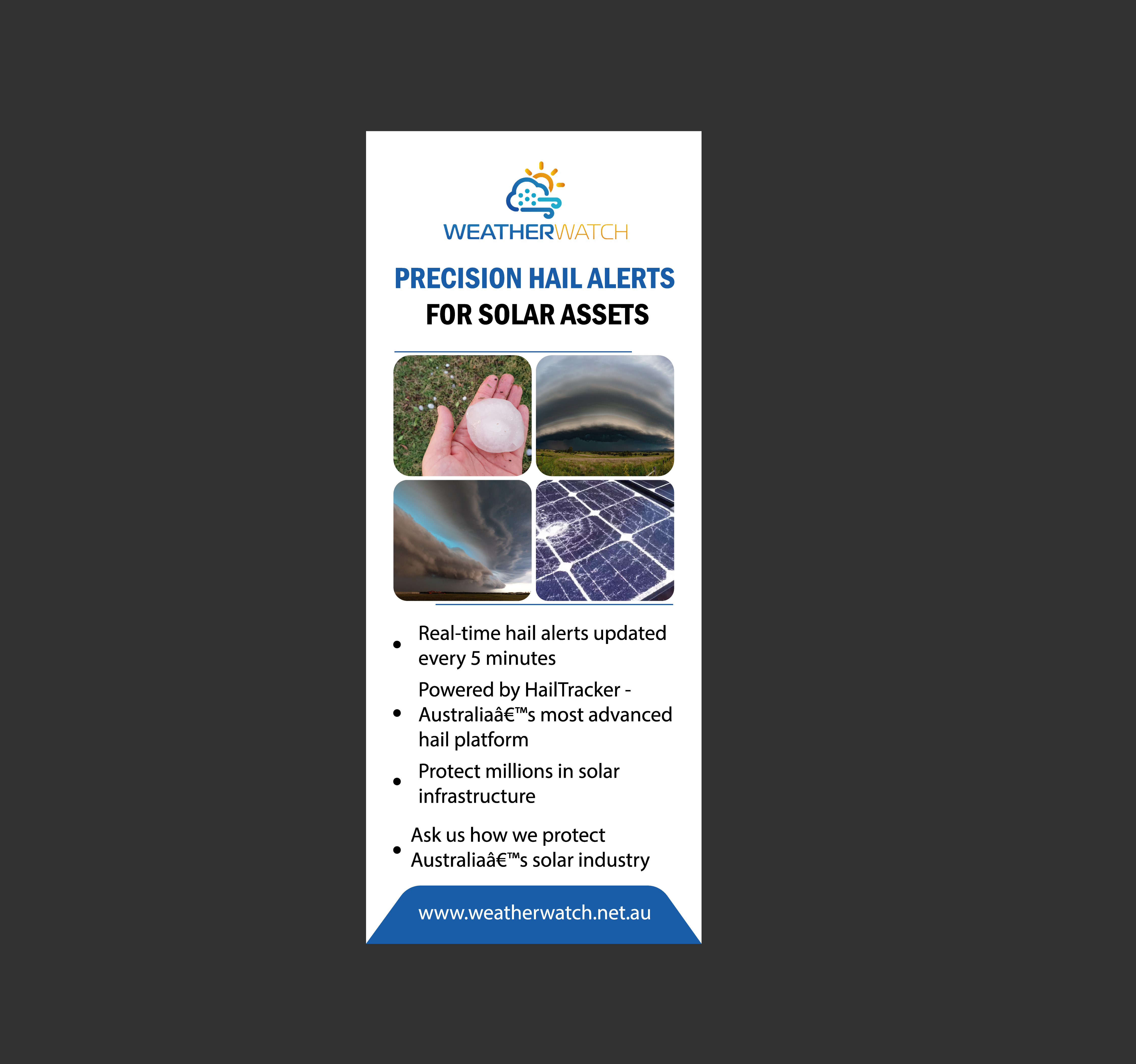 Design de Panneau par Tridipta  Graphix Hub pour Weatherwatch | Design #35203186