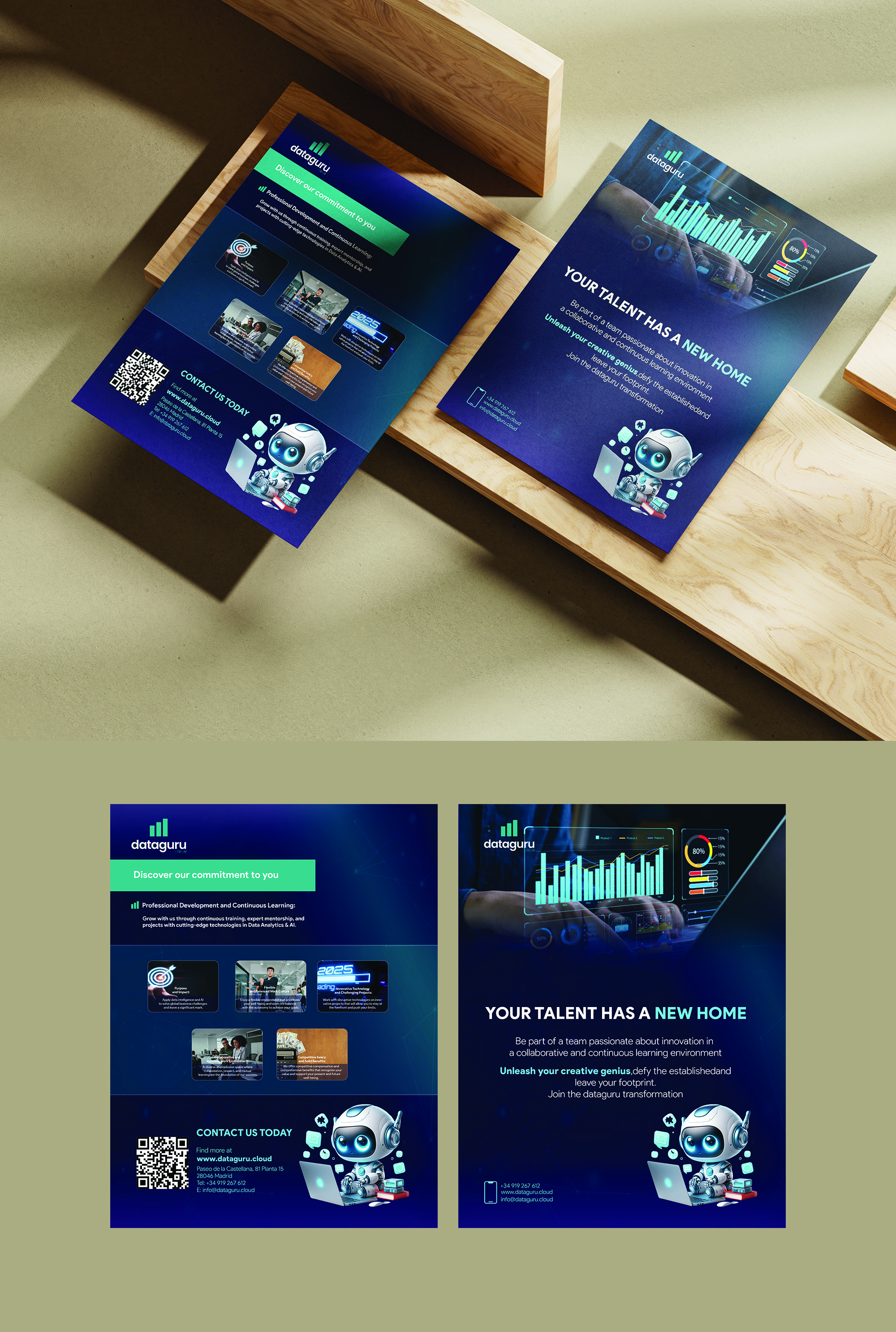 Flyer-Design von Design Motion für DATAGURU TECHNOLOGIES, SL | Design #35205182