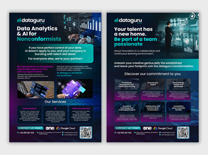 Flyer Design by debdesign for DATAGURU TECHNOLOGIES, SL | Design: #35218557