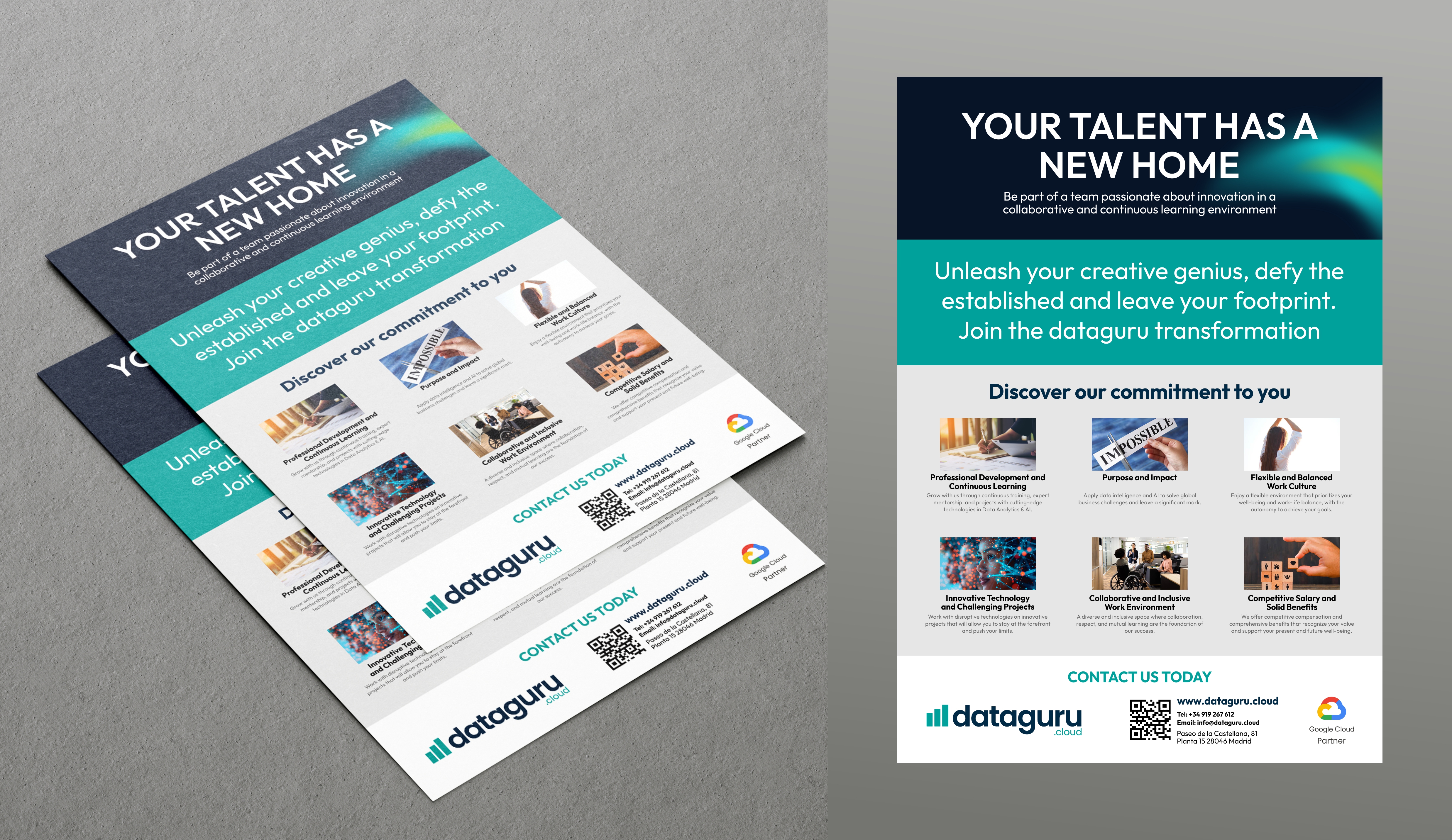 Flyer Design by DIGIPIX for DATAGURU TECHNOLOGIES, SL | Design #35209451