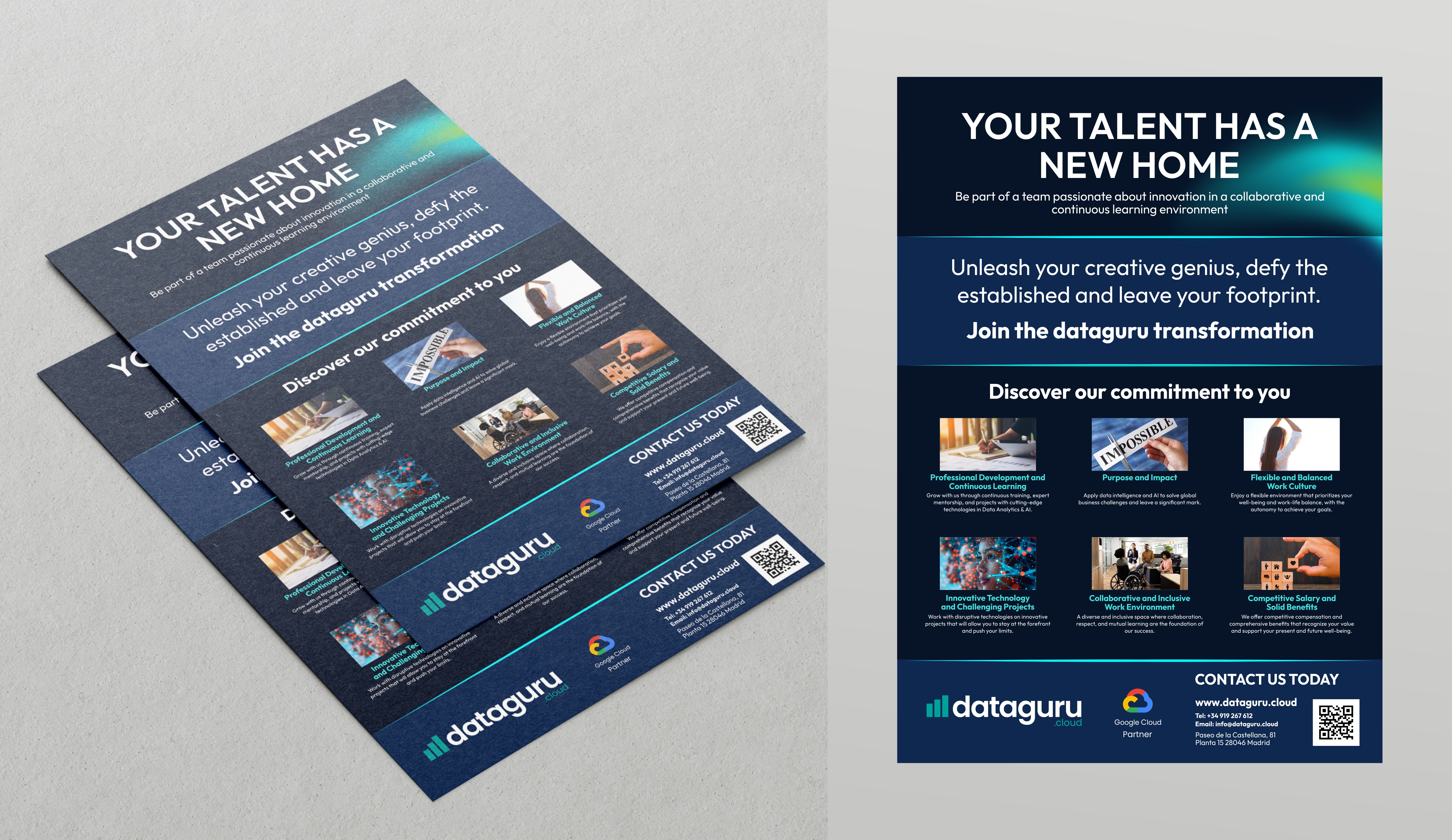 Flyer Design by DIGIPIX for DATAGURU TECHNOLOGIES, SL | Design #35209648