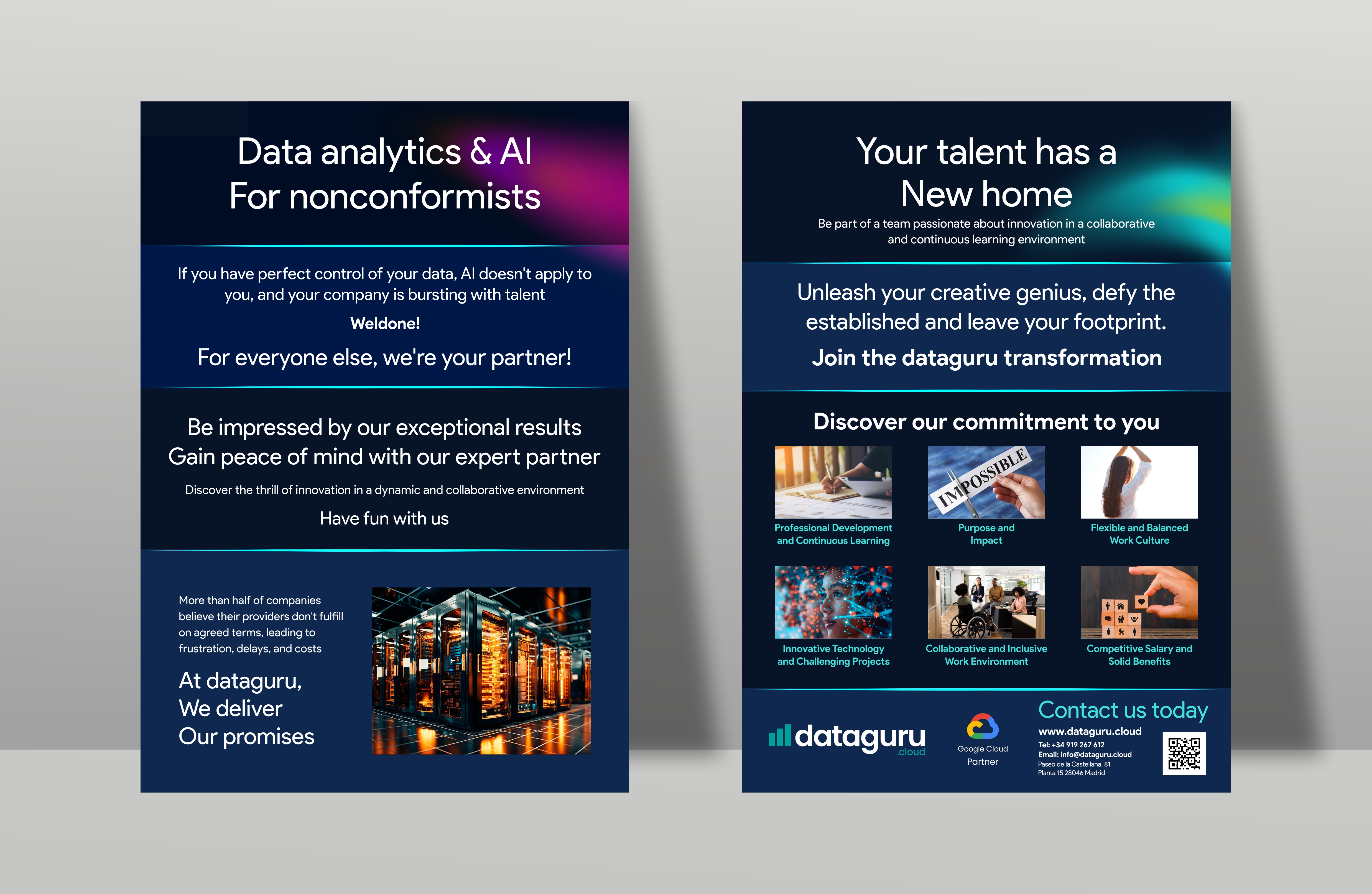 Flyer-Design von DIGIPIX für DATAGURU TECHNOLOGIES, SL | Design #35216970