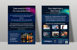 Flyer Design by DIGIPIX for DATAGURU TECHNOLOGIES, SL | Design: #35216970