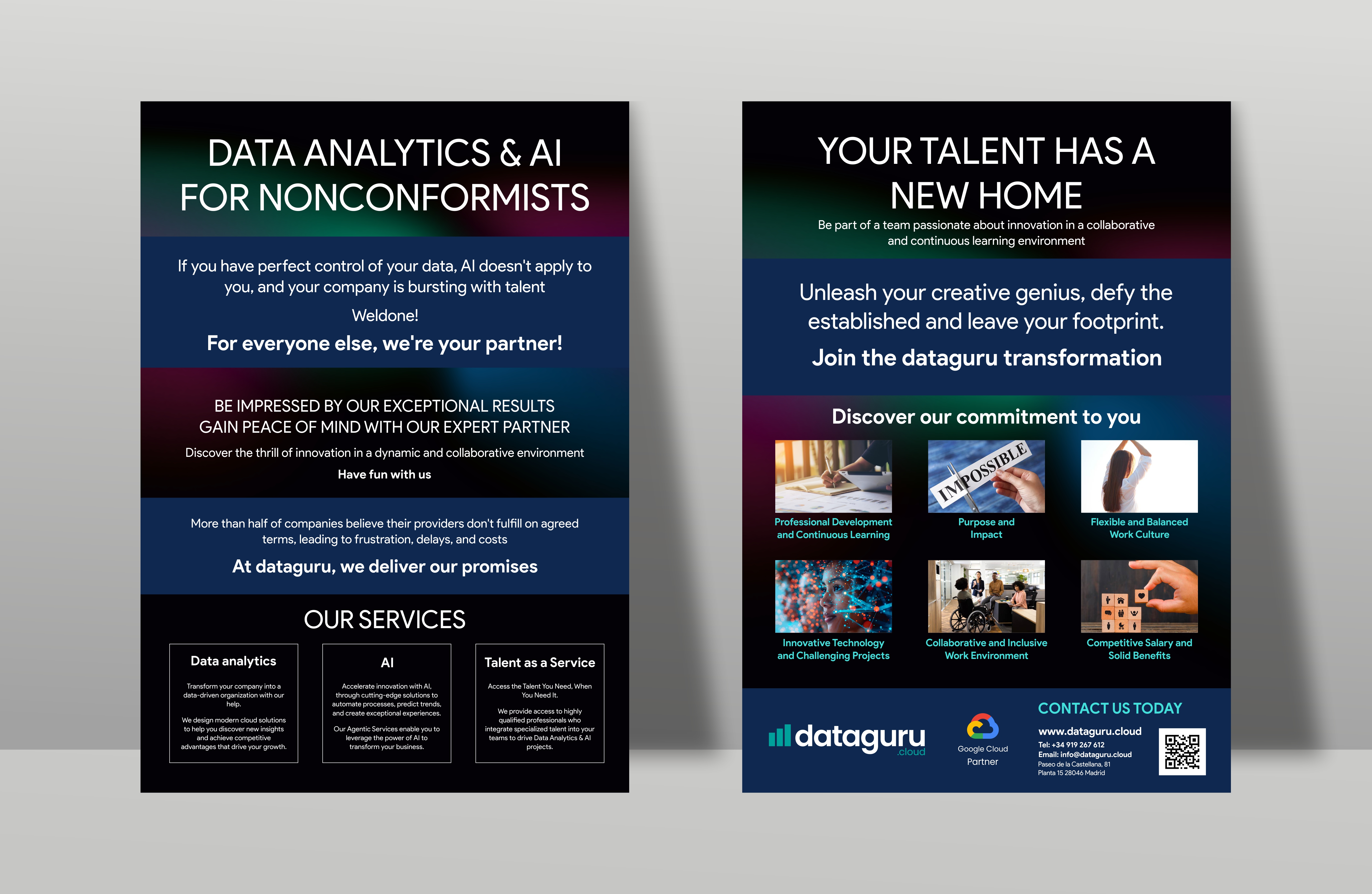 Flyer Design by DIGIPIX for DATAGURU TECHNOLOGIES, SL | Design #35216982