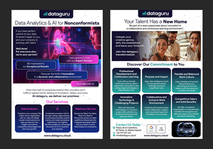 Flyer Design by DA. for DATAGURU TECHNOLOGIES, SL | Design: #35215525