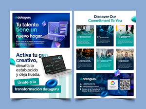 Flyer Design by Graphic Guy for DATAGURU TECHNOLOGIES, SL | Design #35204885