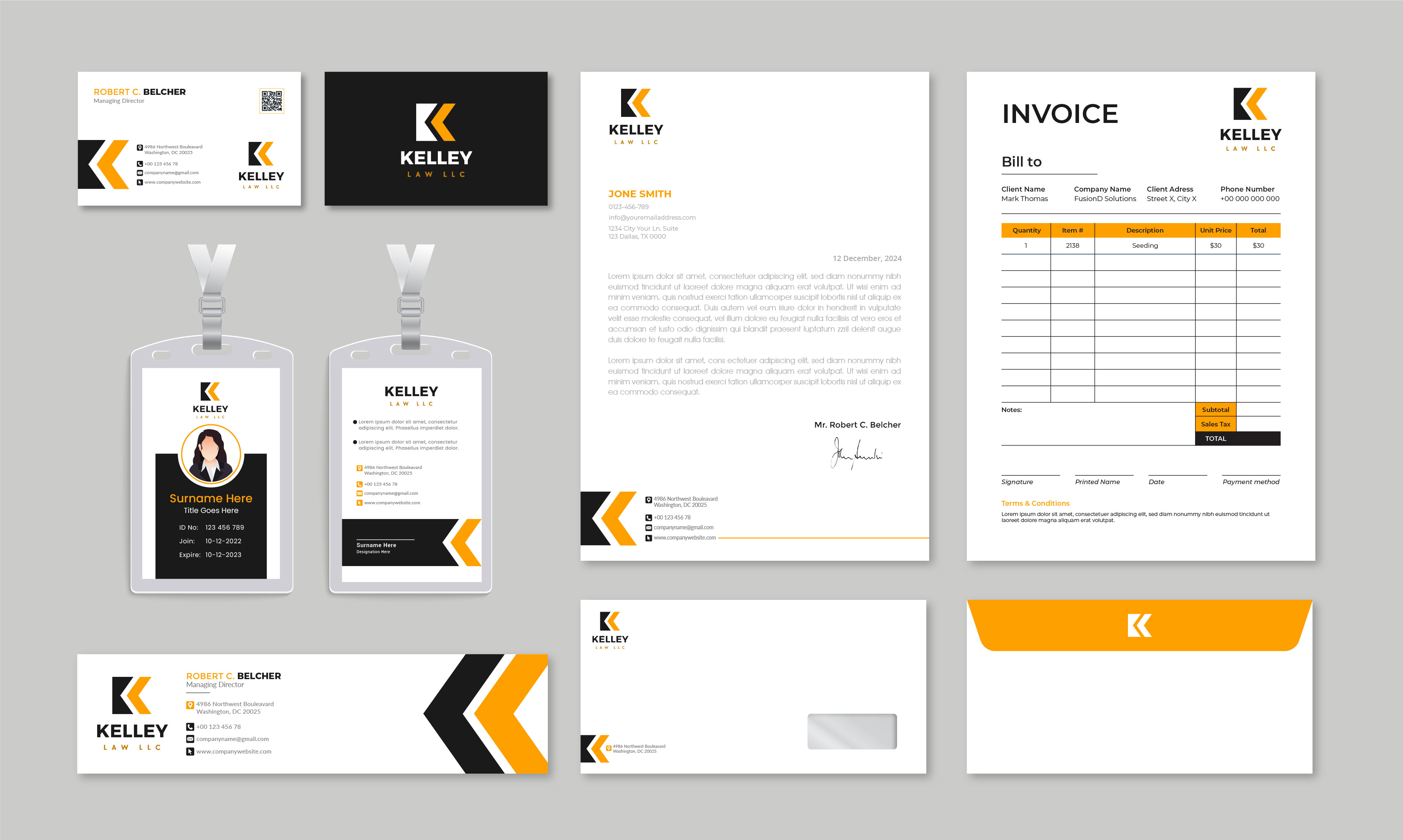 Stationery Design by artbitin for this project | Design #35204243