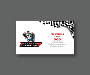 Visitenkarten-Design von Andrés Sebastián für Pitstop Vending LLC  | Design #35212276