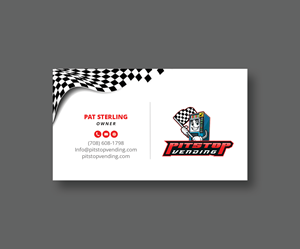 Visitenkarten-Design von Andrés Sebastián für Pitstop Vending LLC  | Design: #35212284