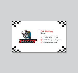 Business Card Design by Creative Moon Design for Pitstop Vending LLC  | Design: #35195613