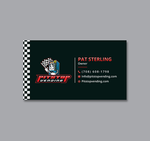 Business Card Design by Creative Moon Design for Pitstop Vending LLC  | Design: #35195709