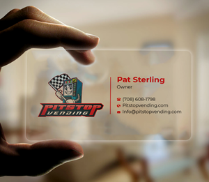 Business Card Design by Expert Bappy for Pitstop Vending LLC  | Design: #35196412