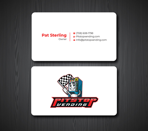 Business Card Design by Expert Bappy for Pitstop Vending LLC  | Design: #35196417