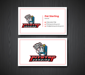 Business Card Design by Expert Bappy for Pitstop Vending LLC  | Design: #35213069