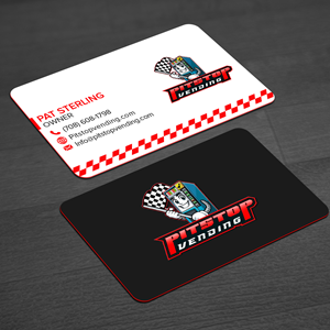 Business Card Design by WellDesign for Pitstop Vending LLC  | Design: #35196679
