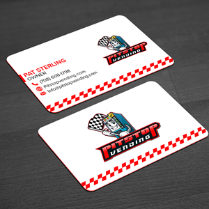 Visitenkarten-Design von WellDesign für Pitstop Vending LLC  | Design: #35196680
