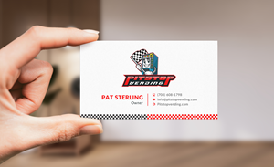 Visitenkarten-Design von Sun Moon Graphic Designer für Pitstop Vending LLC  | Design: #35198183