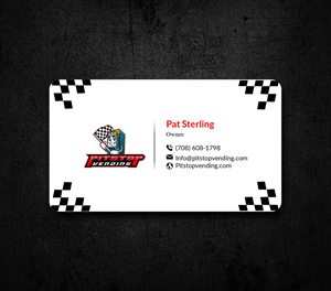 Visitenkarten-Design von designer1975 für Pitstop Vending LLC  | Design #35196844