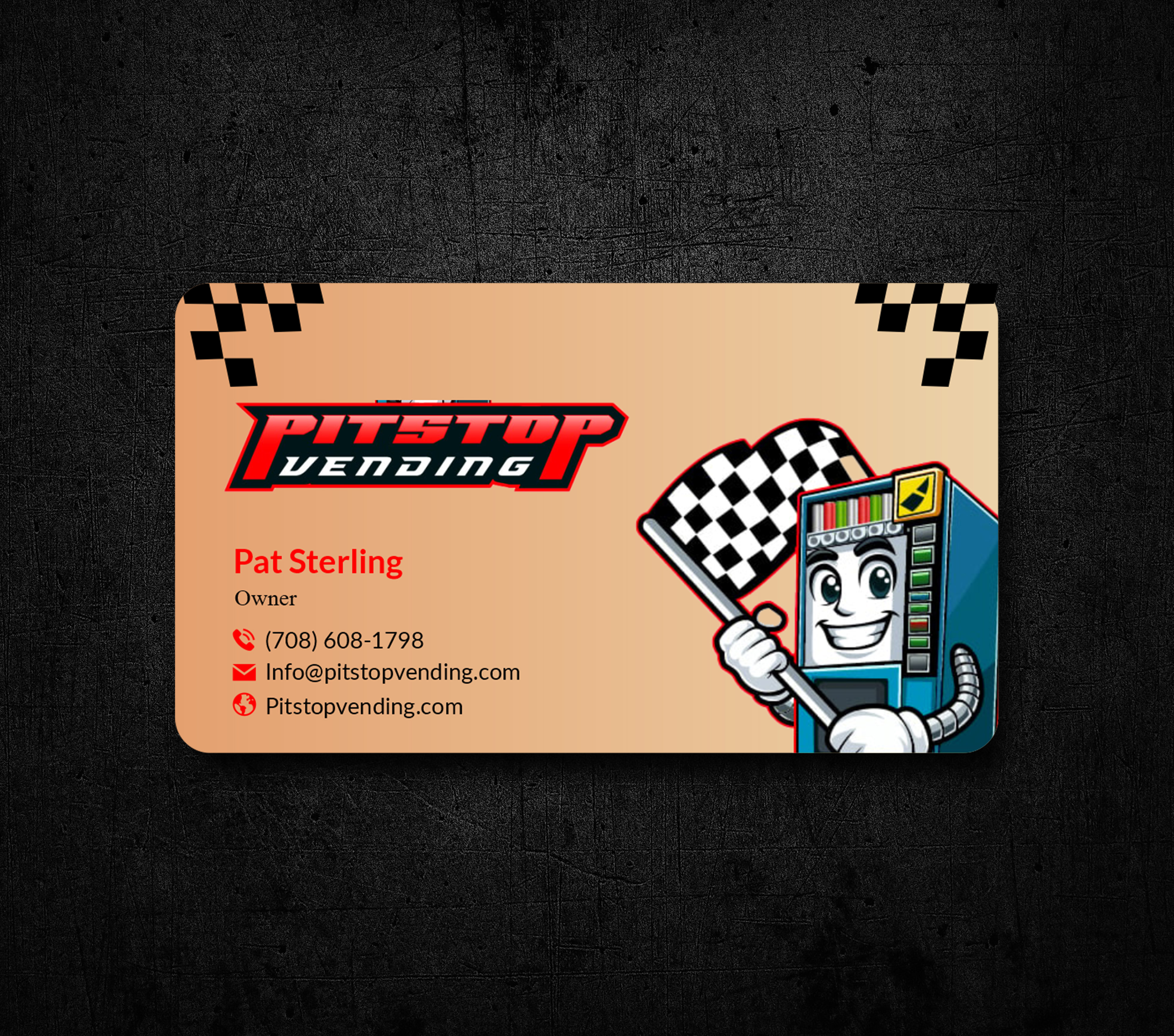 Business Card Design by JS Desiger for Pitstop Vending LLC  | Design #35197148