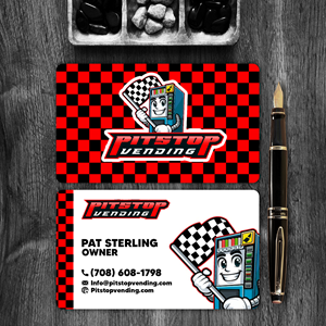 Visitenkarten-Design von DSCMedia™ für Pitstop Vending LLC  | Design: #35203010