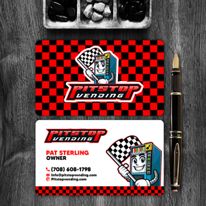 Visitenkarten-Design von DSCMedia™ für Pitstop Vending LLC  | Design: #35206884