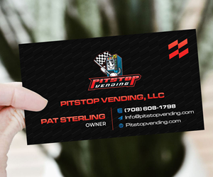 Business Card Design by rainbowmagic2017 for Pitstop Vending LLC  | Design: #35203187