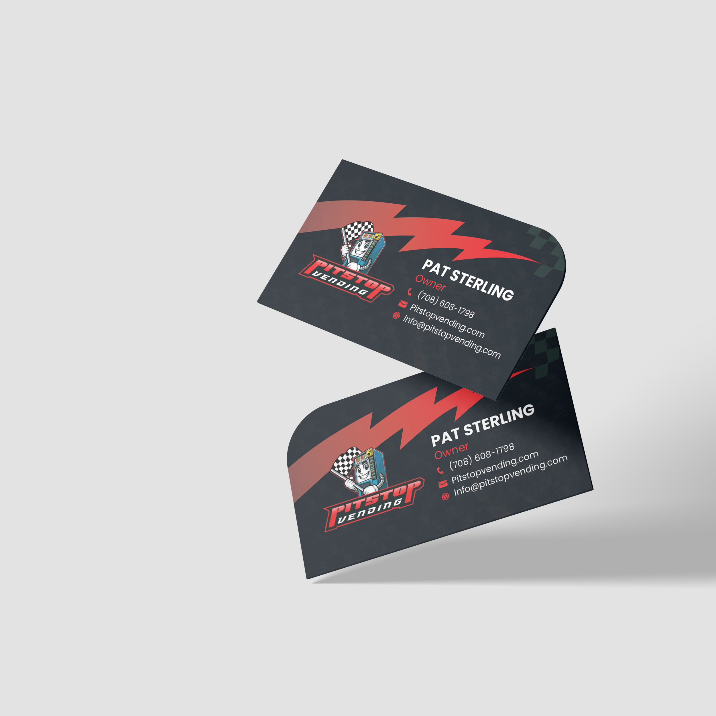 Design de Carte de Visite par Nadirashakil pour Pitstop Vending LLC  | Design #35214515