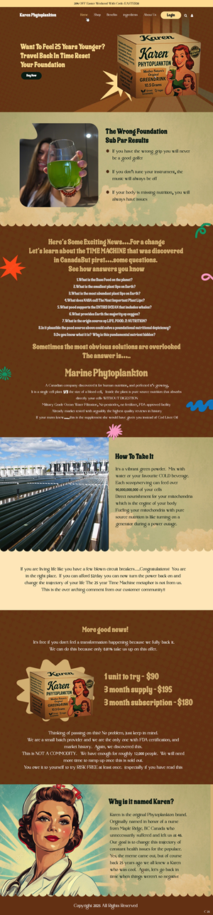 Web Design by pb for Phytoplankton Solutions Inc | Design #35213088