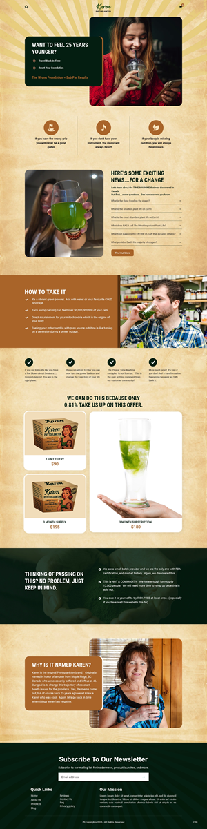 Web Design by pb for Phytoplankton Solutions Inc | Design: #35213089