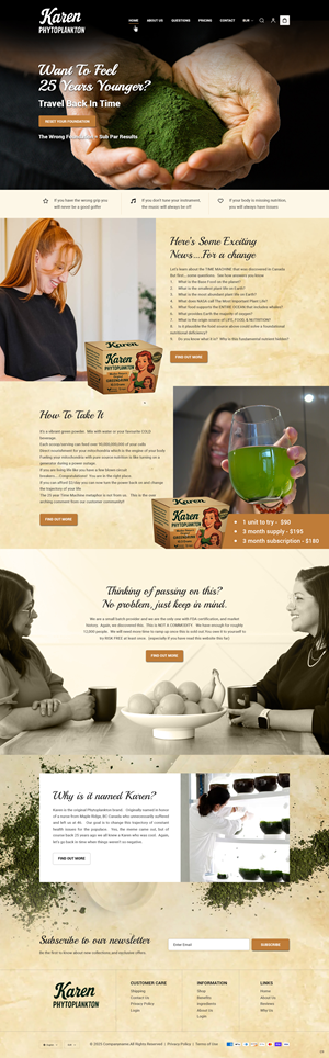 Web Design by pb for Phytoplankton Solutions Inc | Design: #35213090
