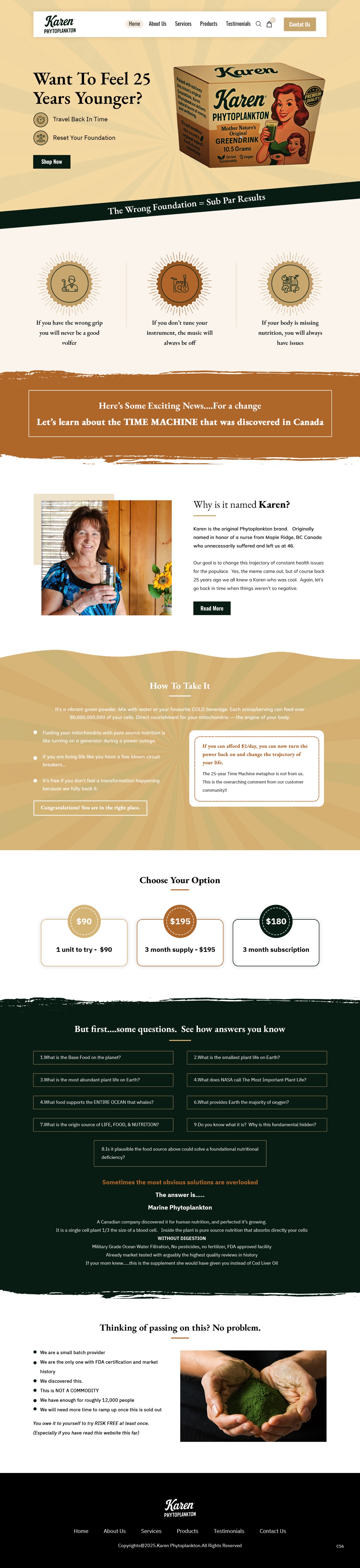 Web Design by pb for Phytoplankton Solutions Inc | Design #35213092