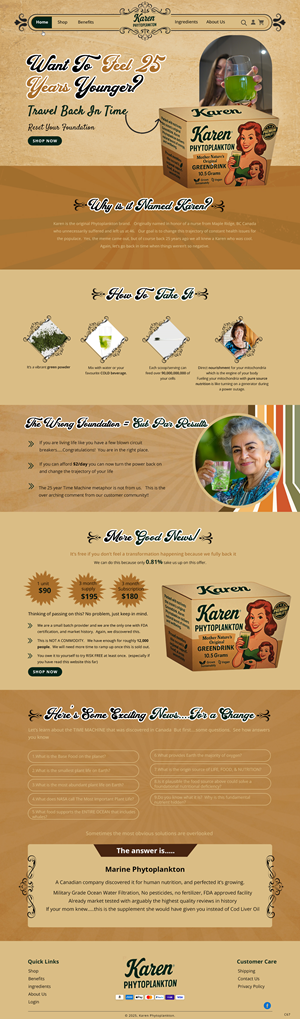 Web Design by pb for Phytoplankton Solutions Inc | Design: #35213094