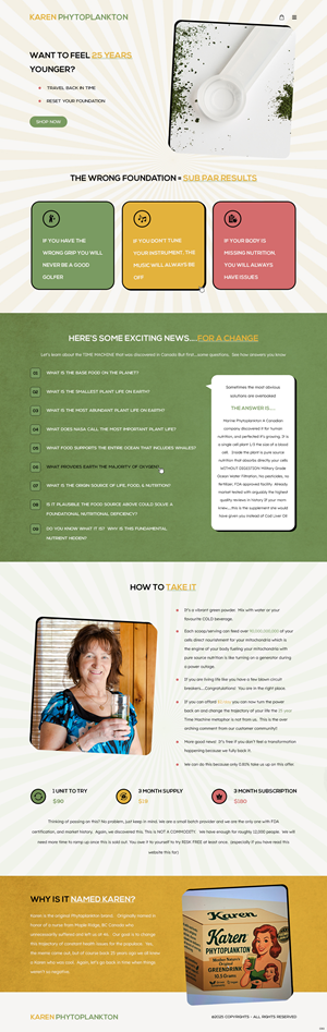 Web Design by pb for Phytoplankton Solutions Inc | Design: #35213096