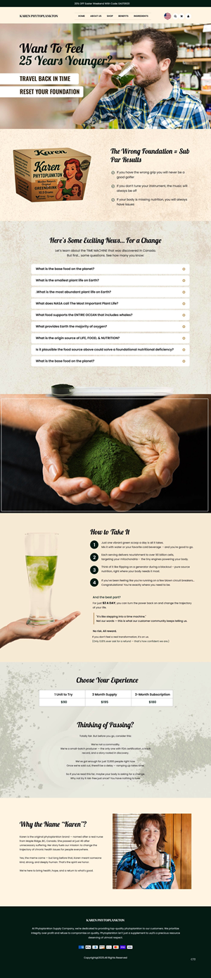 Web Design by pb for Phytoplankton Solutions Inc | Design: #35213102