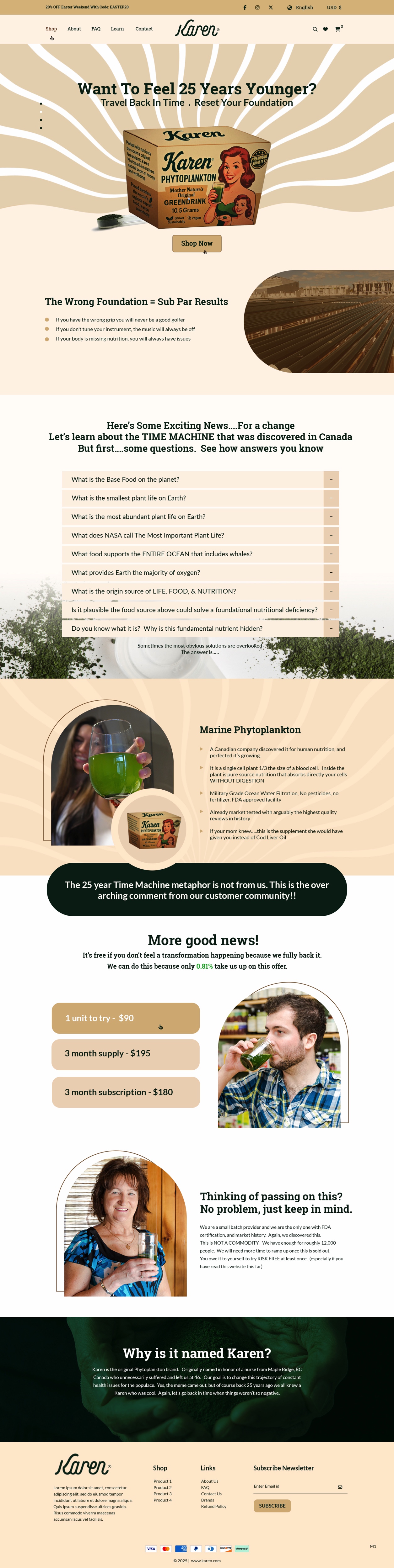 Web Design by pb for Phytoplankton Solutions Inc | Design #35213104