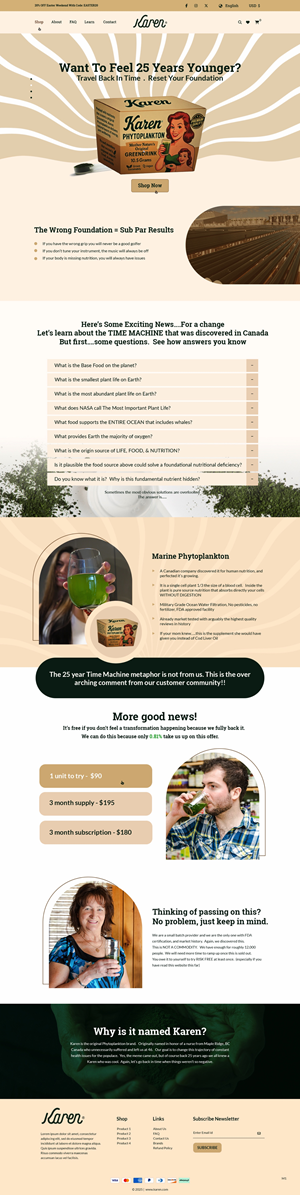 Web Design by pb for Phytoplankton Solutions Inc | Design: #35213104