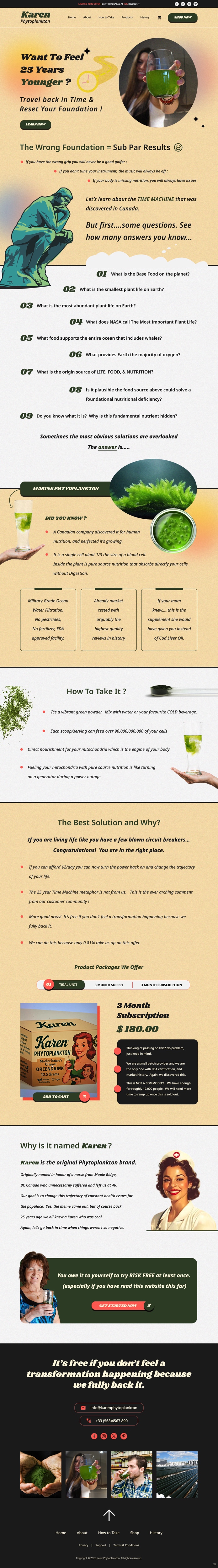 Web Design by pb for Phytoplankton Solutions Inc | Design #35213106