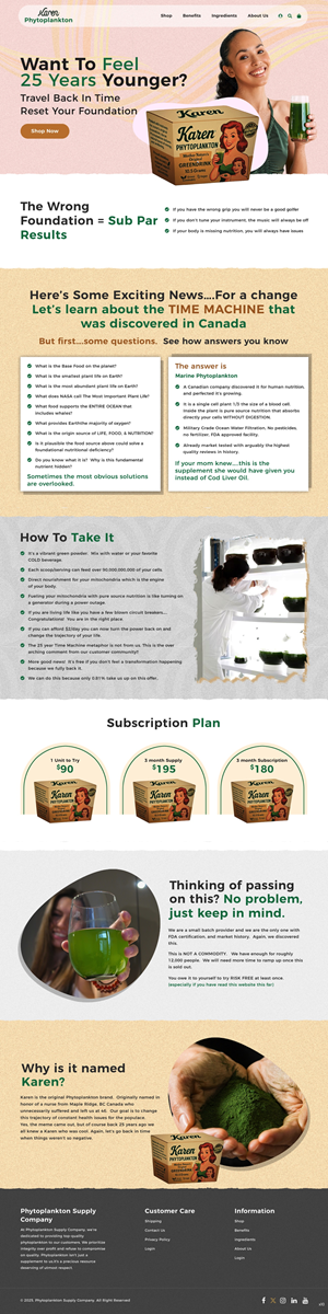 Web Design by pb for Phytoplankton Solutions Inc | Design: #35213108