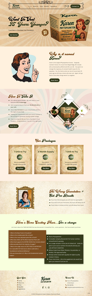 Web Design by pb for Phytoplankton Solutions Inc | Design: #35213173