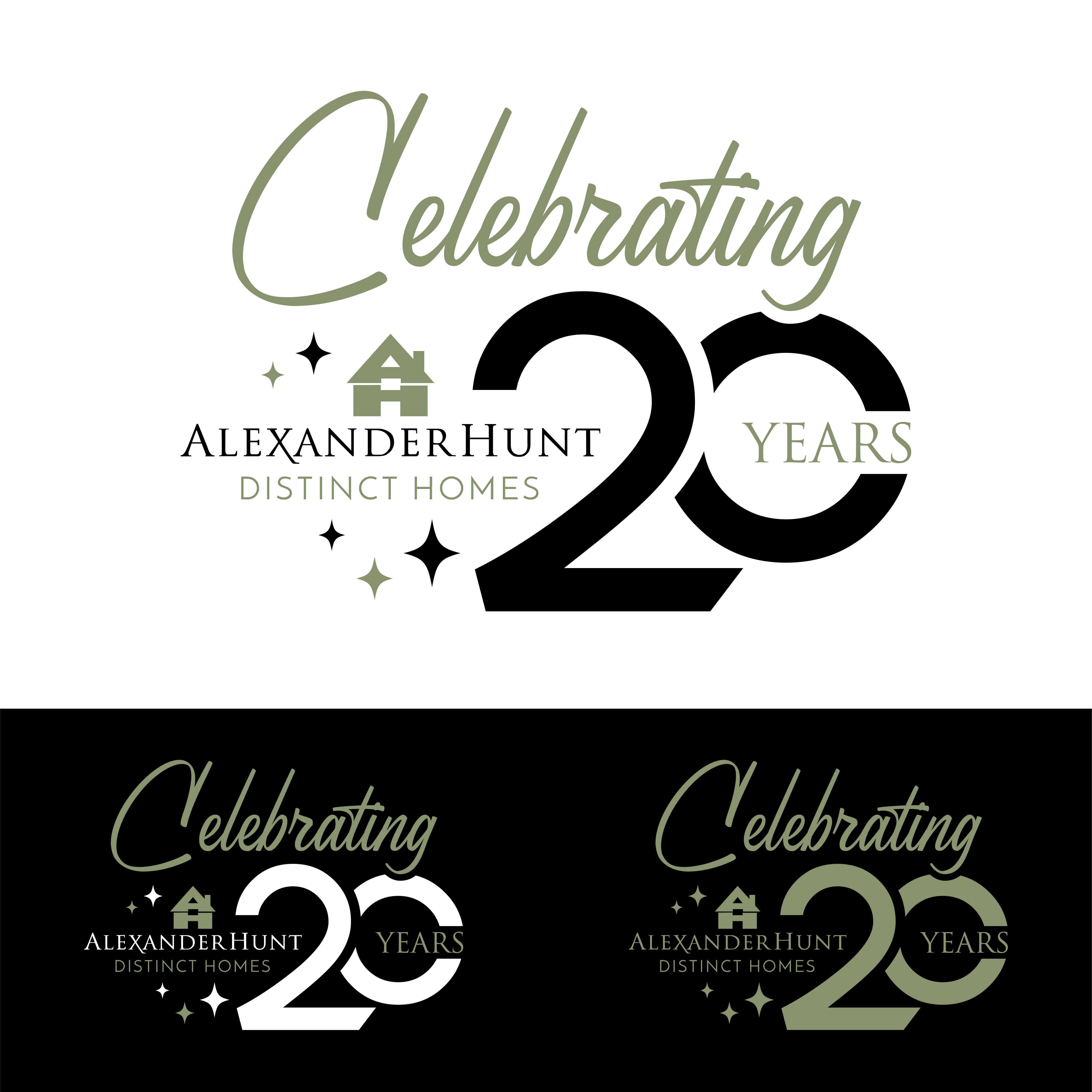 Design Graphique par John Mark Arts pour Alexander Hunt Distinct Homes | Design #35196949