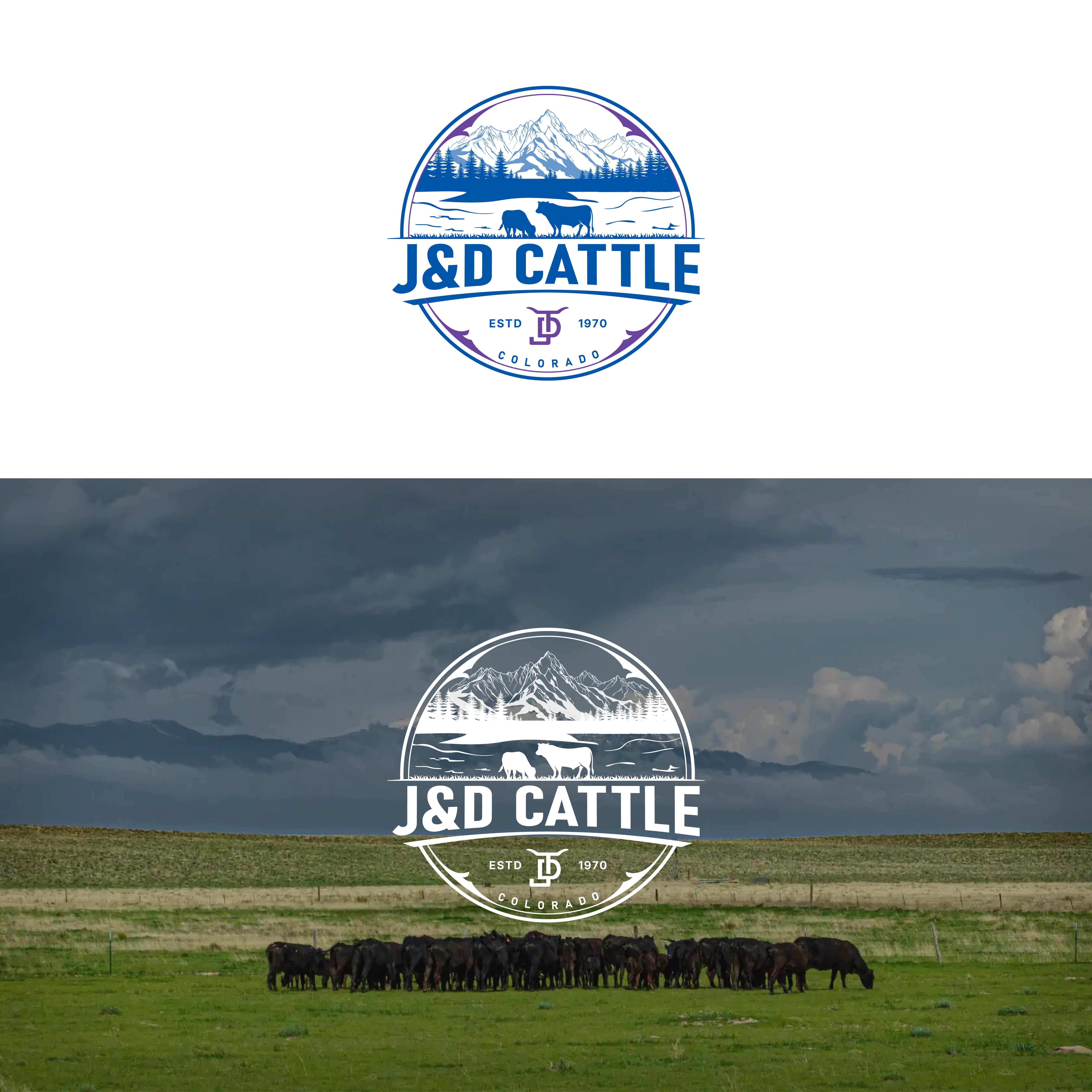 Logo Design by TDAC for M2 Cattle LLC | Design #35212529