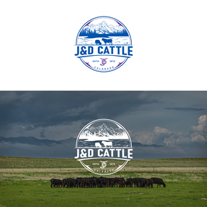 Logo Design by TDAC for M2 Cattle LLC | Design: #35212529