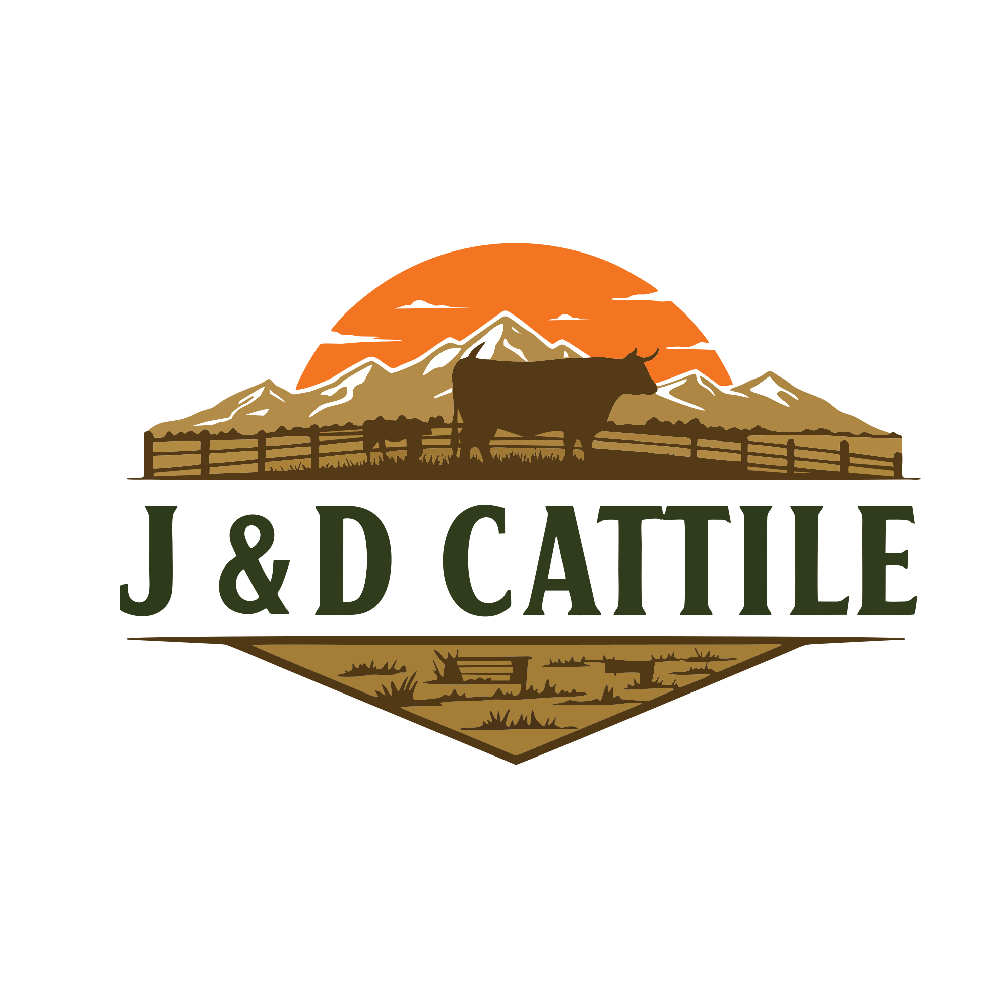 Diseño de Logo por Ziyab Khan para M2 Cattle LLC | Diseño #35215728