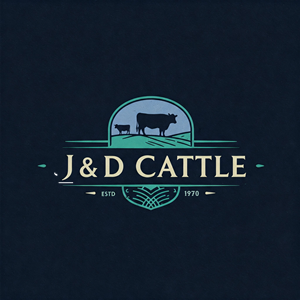 Logo Design by MCT DESIGNS for M2 Cattle LLC | Design: #35237323
