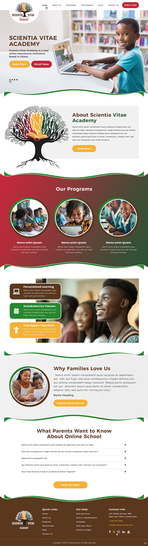 Web Design by pb for Inkwell Publishing LLC | Design: #35206285