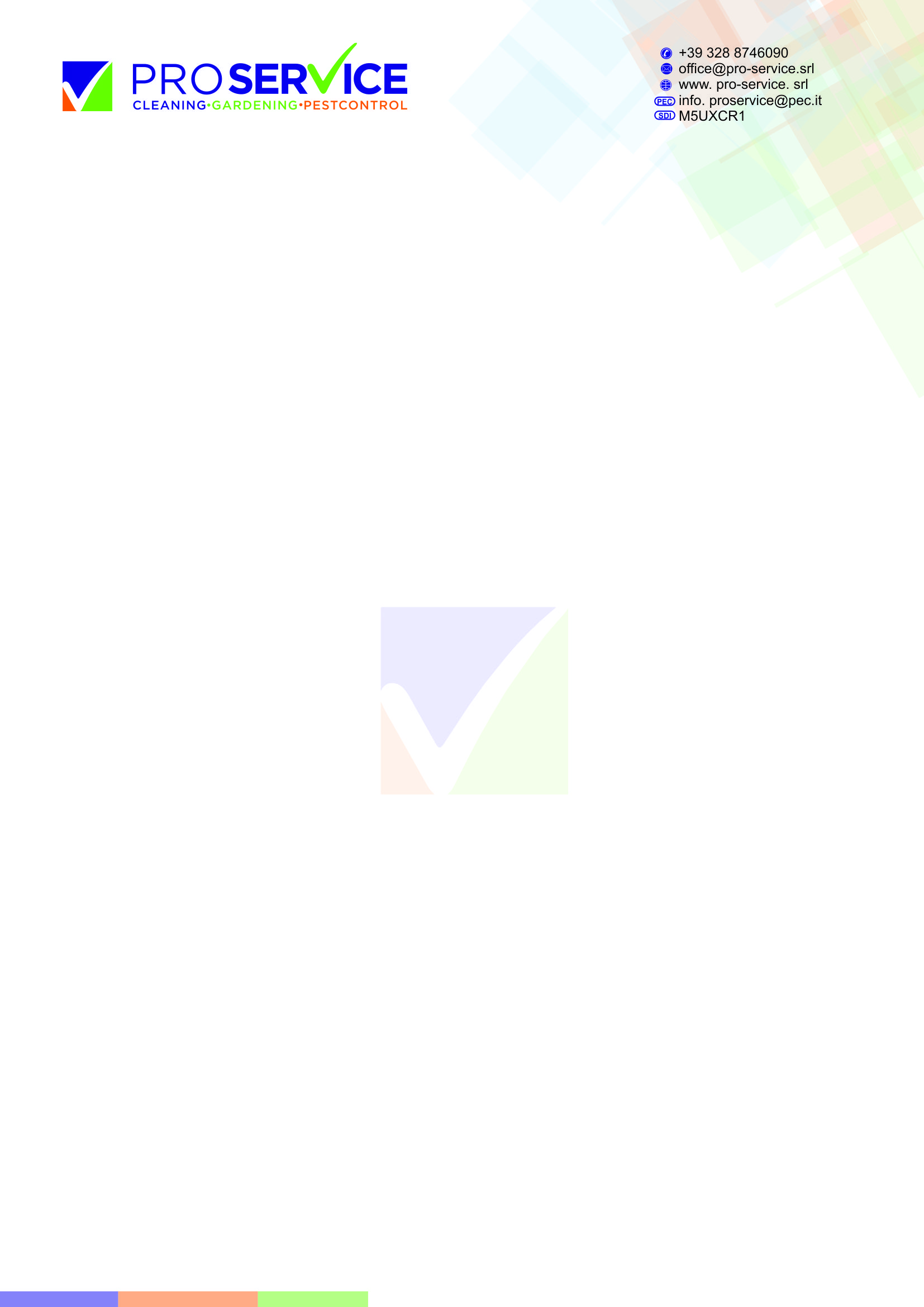 Stationery Design by NJB for ProService | Design #35272524