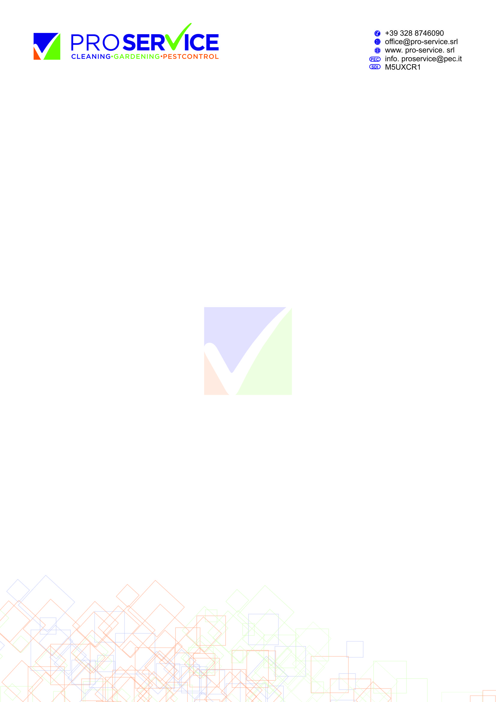 Stationery Design by NJB for ProService | Design #35272534